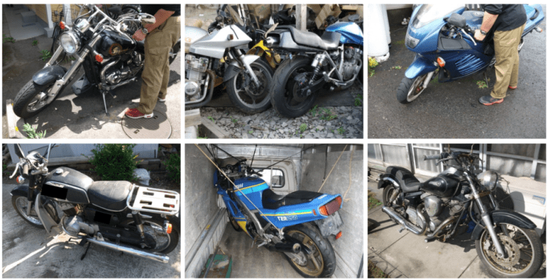 大型バイクから原付まで